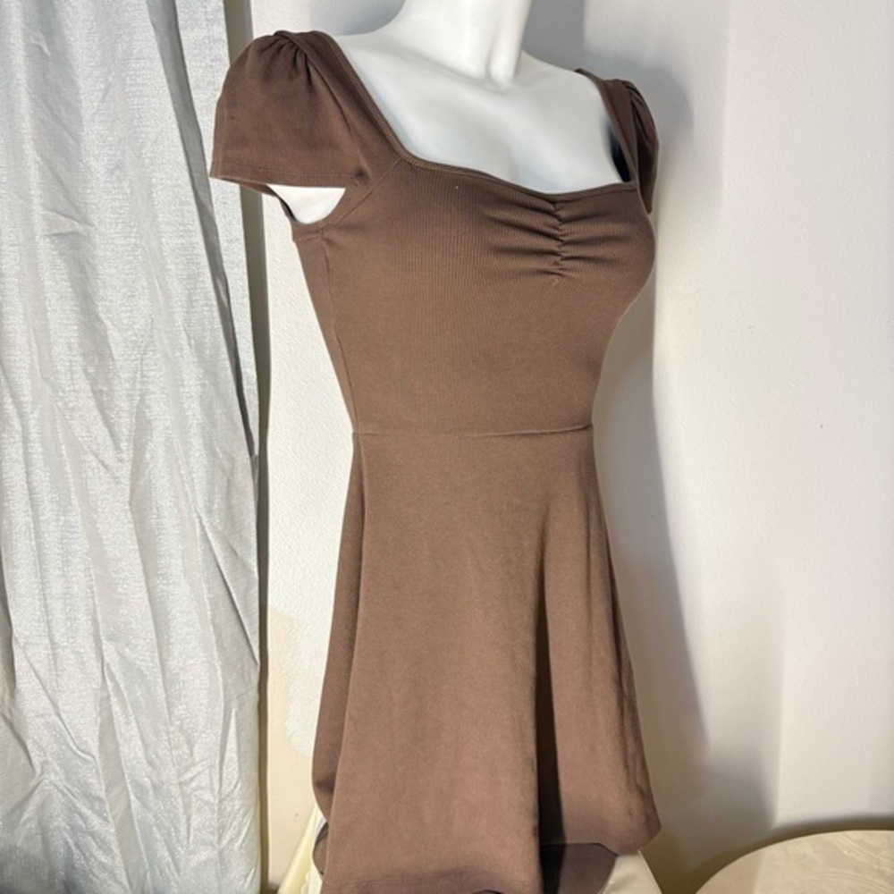 Wild Fable Brown Midi Dress size sm